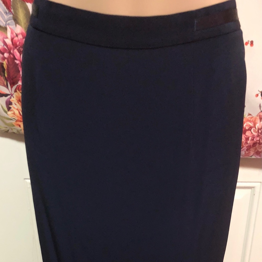 Long Navy Skirt
